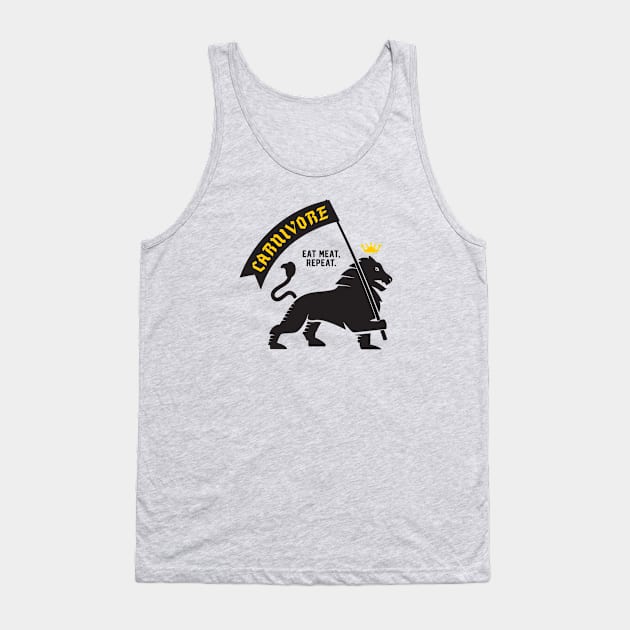 Carnivore - Eat Meat, Repeat. Tank Top by OnePresnt